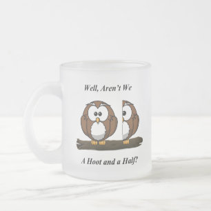 Tasse Givré Hibou A Hoot and a Half servent jusqu'à Frosty