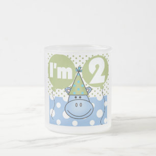Tasse Givré Hippo 2e Anniversaire Tshirts et cadeaux