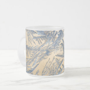 Tasse Givré Hiver gelé cristal de glace or argent