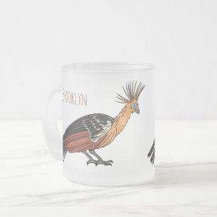 Tasse Givré Hoatzin bird cartoon illustration