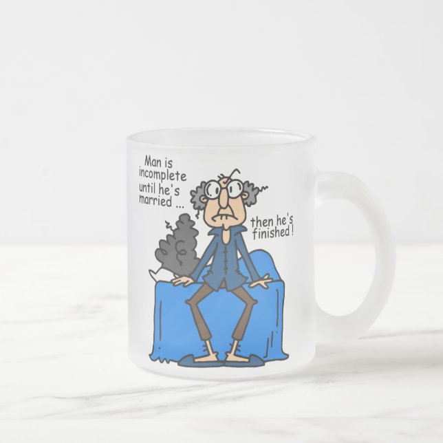Tasse Givré Humour alors fini inachevé de mariage (Droit)