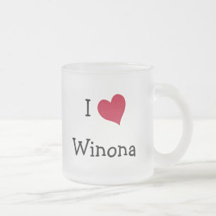 Tasse Givré I Love Winona