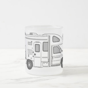 Tasse Givré Illustration de dessin animé Campervan