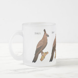 Tasse Givré Illustration de dessin animé d'aigle de Java