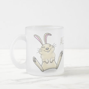 Tasse Givré Illustration de dessin de lapin lapin mou