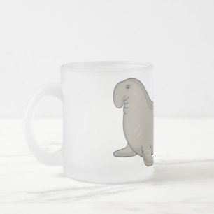 Tasse Givré Illustration de dessin de phoque éléphant