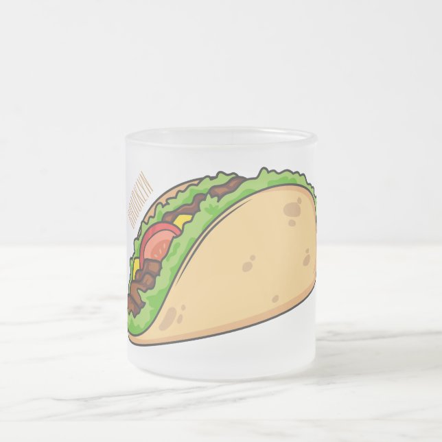 Tasse Givré Illustration de dessin sur Taco (Centre)