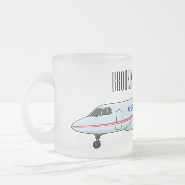 Tasse Givré Illustration de jet privé (Gauche)