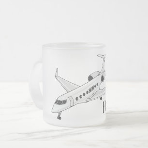 Tasse Givré Illustration de jet privé