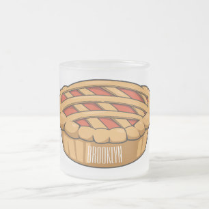 Tasse Givré Illustration de la caricature à tarte