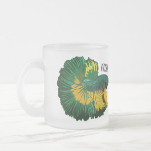 Tasse Givré Illustration de la caricature de poisson de combat