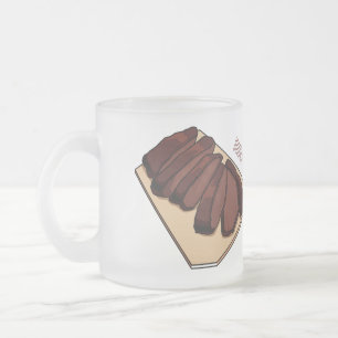 Tasse Givré Illustration de la poitrine de boeuf
