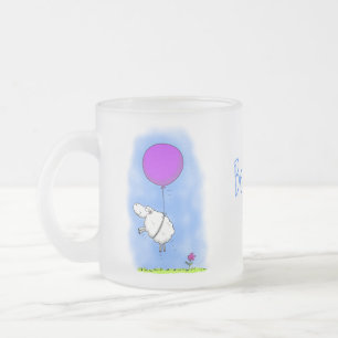 Tasse Givré Illustration de l'humour en ballons de mouton mign