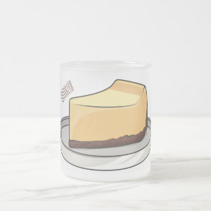 Tasse Givré Illustration du dessin animé Cheesecake