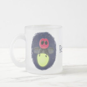 Tasse Givré Illustration d'une luciole à éclair mignon