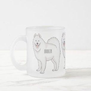 Tasse Givré Illustration Samoyed dog