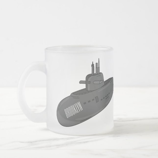 Tasse Givré Illustration sous-marine (Gauche)