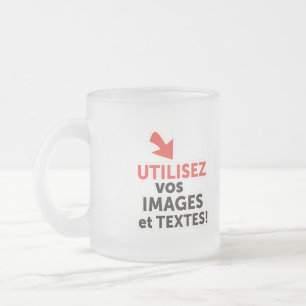 Tasse Givré Imprimez vos designs en ligne DIY en Français