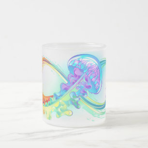 Tasse Givré Infinity avec Rainbow Jellyfish