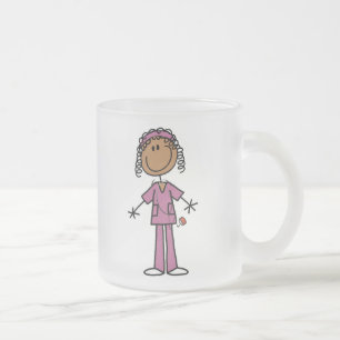 Tasse Givré Infirmière afro-américaine