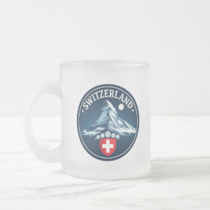 Tasse Givré Insigne du patrimoine du Matterhorn suisse
