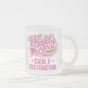 Tasse Givré Instructeur mignon de golf