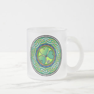 Tasse Givré Irish shamrock