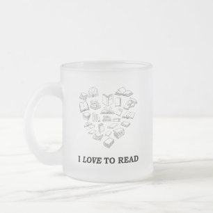 Tasse Givré J'adore lire