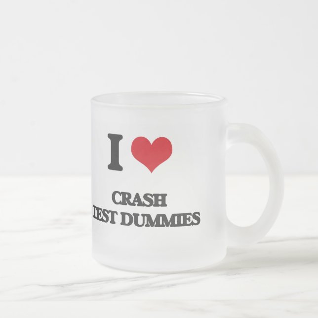 Tasse Givré J'aime des simulacres d'essai d'accident (Droit)