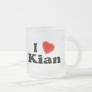 Tasse Givré J'aime Kian