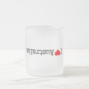 Tasse Givré J'aime l'Australie