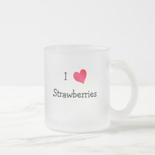 Tasse Givré J'aime les fraises