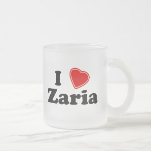 Tasse Givré J'aime Zaria