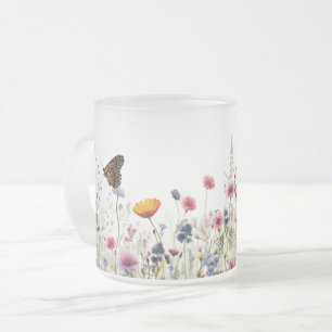 Tasse Givré Jardin Botanique Papillon Fleur de la Passion Moti