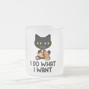 Tasse Givré je fais ce que je veux design amateur de chats