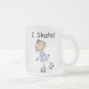 Tasse Givré Je Patine Fille Patineuse à Roulettes
