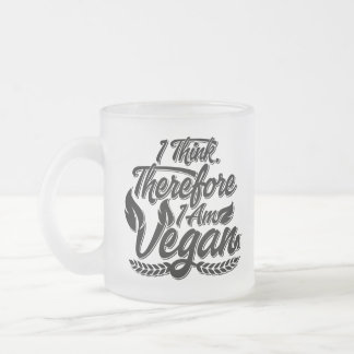 Tasse Givré Je Pense Que Je Suis Vegan.