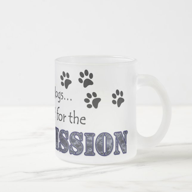 Tasse Givré Je suis resté pour la mission (Droit)