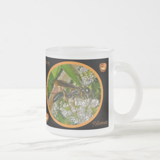 Tasse Givré Jeu de variétés de pâte de verre d'Halloween (Droit)