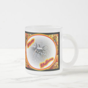 Tasse Givré Jeu de variétés en verre d'araignée d'Halloween