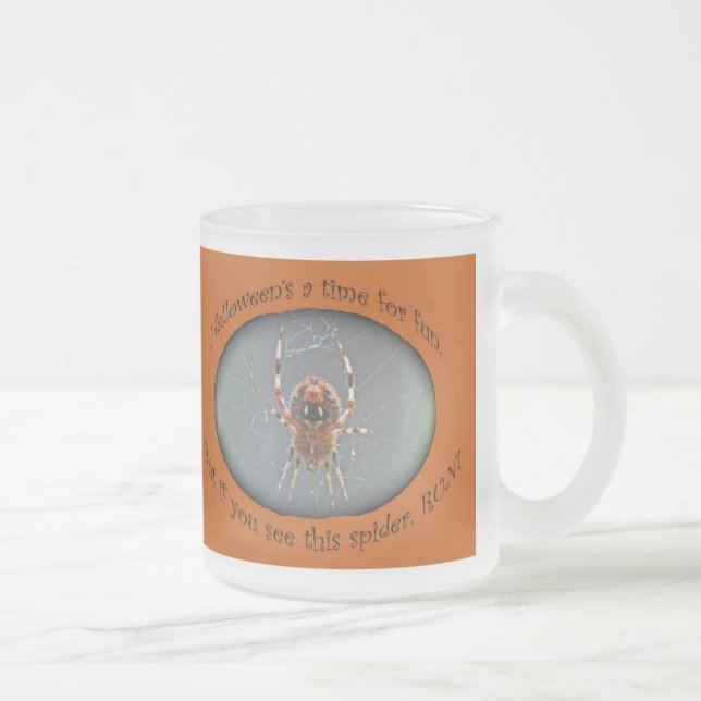 Tasse Givré Jeu de variétés en verre d'araignée d'Halloween (Droit)
