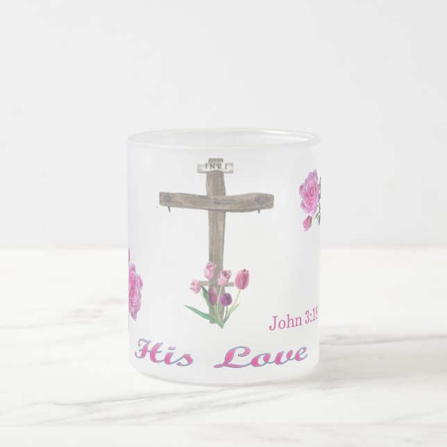 Tasse Givré john 3:16 (Centre)