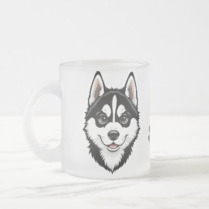 Tasse Givré Joli chiot husky sibérien