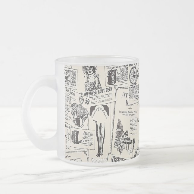 Tasse Givré Journal vintage (Gauche)
