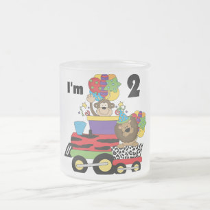 Tasse Givré Jungle Train 2e anniversaire T-shirts et cadeaux