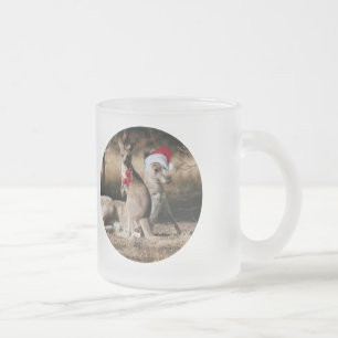 Tasse Givré Kangourous de Noël à la australienne