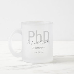 Tasse Givré Keepsaké Black Grey Nom Doctorat