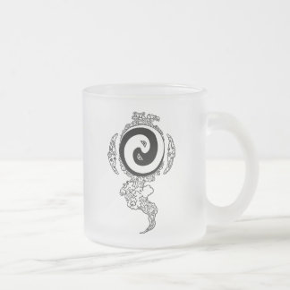 Tasse Givré La tortue de serpent, Taoist étudie le logo