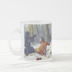 Tasse Givré La vie d'un chasseur Un saccage Arthur Tait 1856