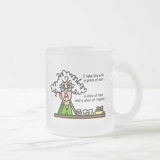 Tasse Givré La vie et l'Humour de Tequila (Droit)